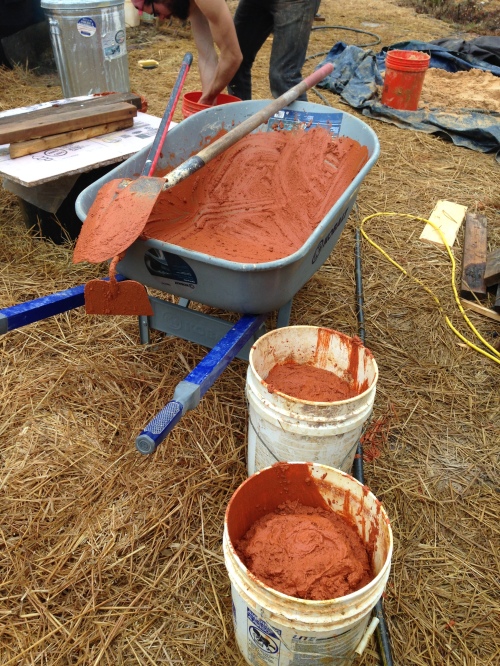 red clay plaster
